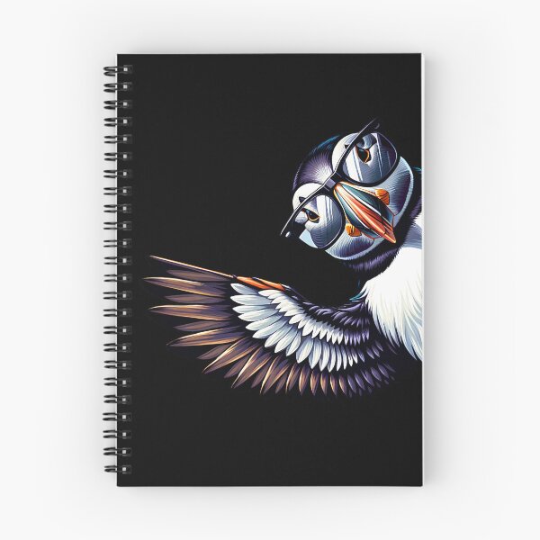 Item preview, Puffin Bird Beak Coastal With Sunglasses Funny Say Hi Bird Lover Watcher Birding designed and sold by Kimberley King Art  King Art.