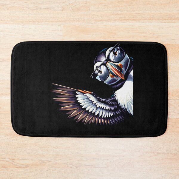 Item preview, Puffin Bird Beak Coastal With Sunglasses Funny Say Hi Bird Lover Watcher Birding designed and sold by Kimberley King Art  King Art.