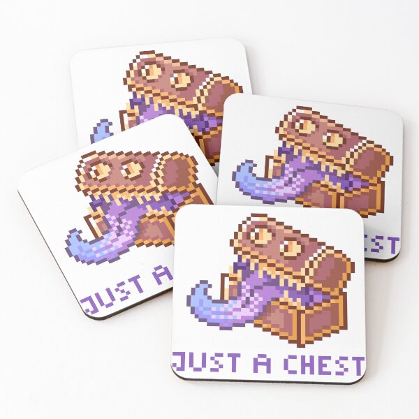 Item preview, Mimic Chest Dungeons And Dragons Pixel Art designed and sold by PixelGoblin.