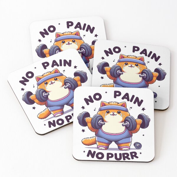Item preview, No Pain No Purr designed and sold by artistree98.