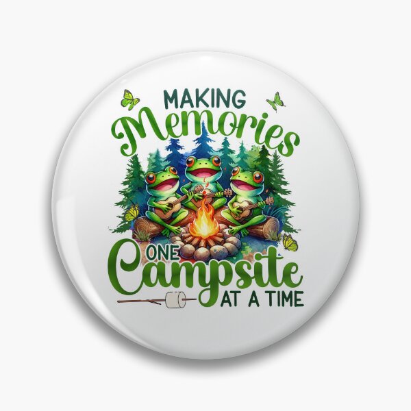 Item preview, Cute Camping Frogs Making Memories One Campsite At A Time  designed and sold by sjohnson70.