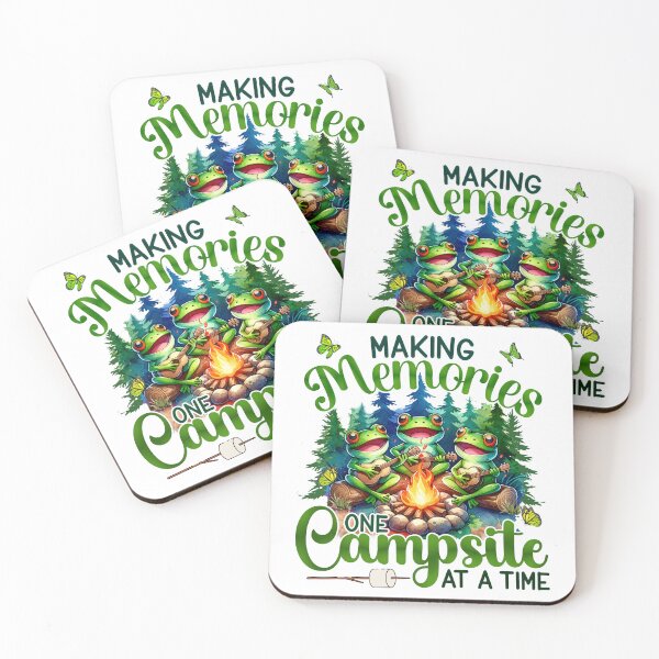 Item preview, Cute Camping Frogs Making Memories One Campsite At A Time  designed and sold by sjohnson70.