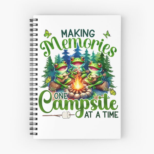 Item preview, Cute Camping Frogs Making Memories One Campsite At A Time  designed and sold by sjohnson70.