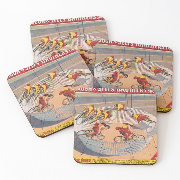 Item preview, Vintage Circus Bicycle Trick Riding Poster designed and sold by InnerCitadel.