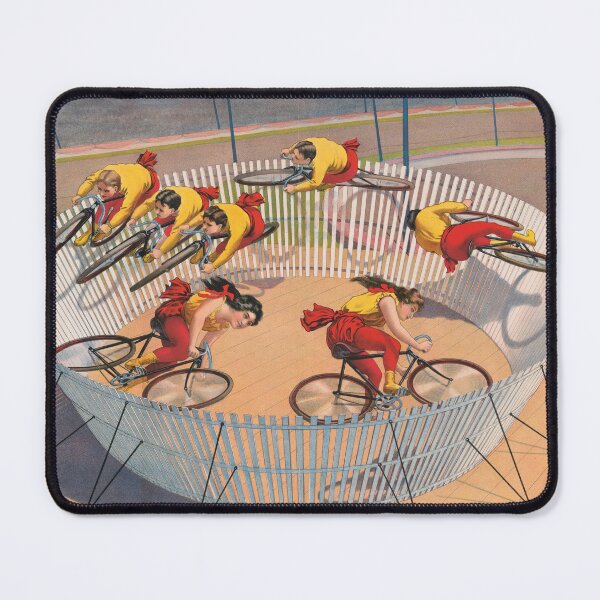 Item preview, Vintage Circus Bicycle Trick Riding Poster designed and sold by InnerCitadel.
