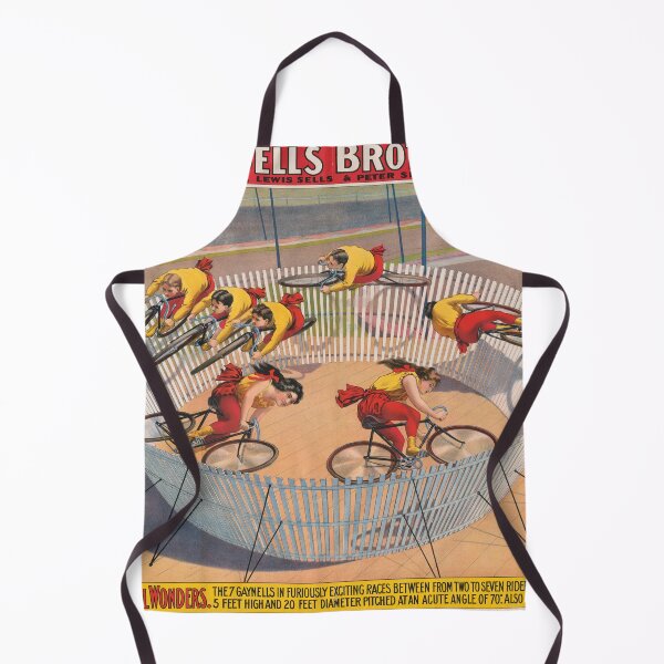 Item preview, Vintage Circus Bicycle Trick Riding Poster designed and sold by InnerCitadel.