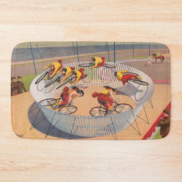 Item preview, Vintage Circus Bicycle Trick Riding Poster designed and sold by InnerCitadel.