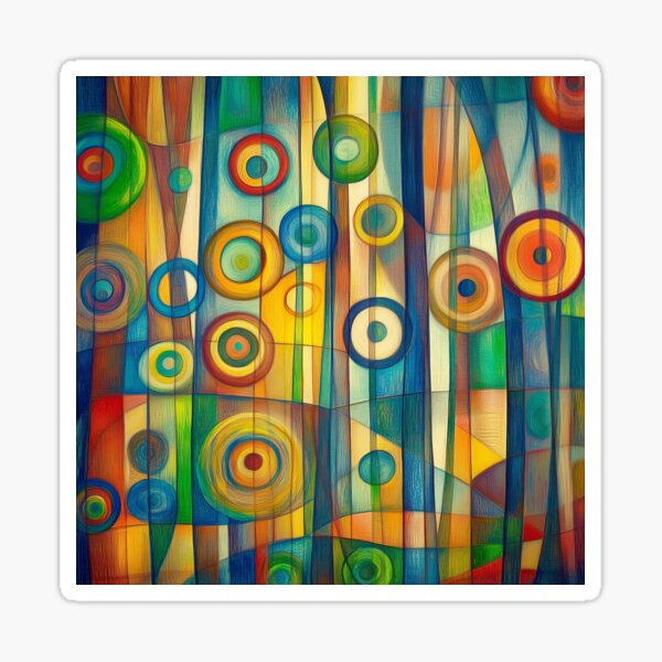 Item preview, Abstract Cubism Artwork designed and sold by Andi Gingerich.