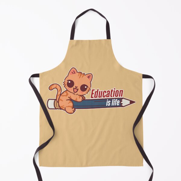 Item preview, Education is Life | Cute Cat designed and sold by BGMeYou.