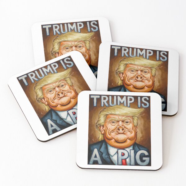 Item preview, Trump Is A Pig designed and sold by Angry Swan Designs.