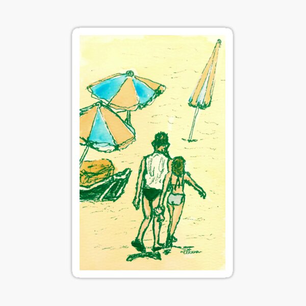 Going Somewhere Sunny Sticker