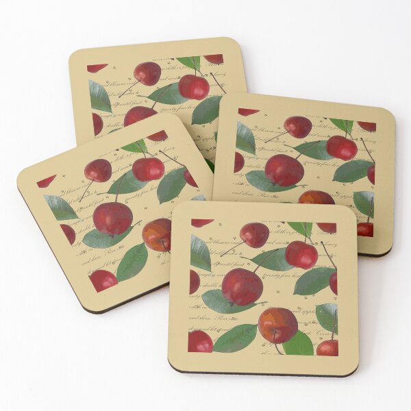 Item preview, CRABAPPLE JELLY HALFDROP BLACK TEXT ON TAN d7bf85 designed and sold by Art in My Loft.
