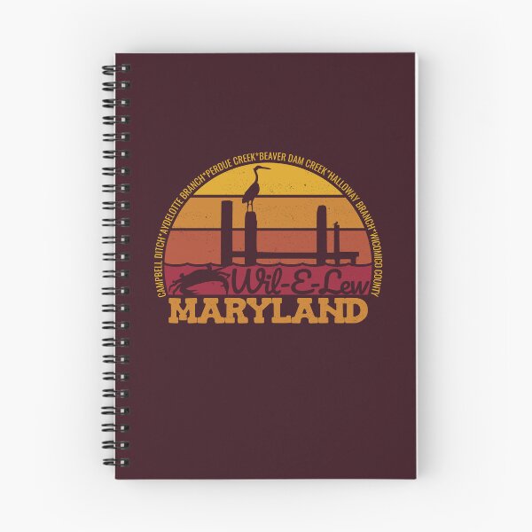 Item preview, Wil-E-Lew Maryland Sunset Retro Local Pride Logo designed and sold by CRHPOD20.