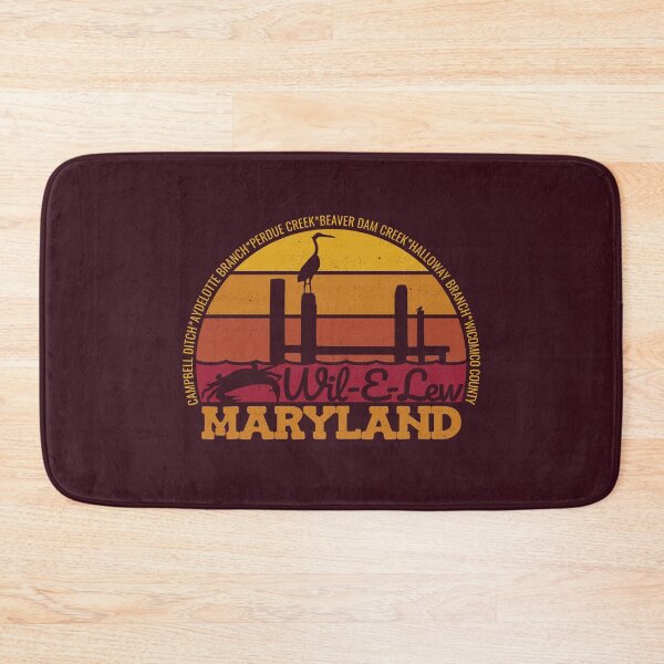 Item preview, Wil-E-Lew Maryland Sunset Retro Local Pride Logo designed and sold by CRHPOD20.