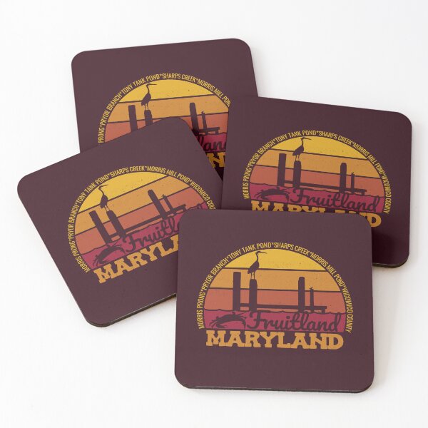Item preview, Fruitland Maryland Sunset Retro Local Pride Logo designed and sold by CRHPOD20.