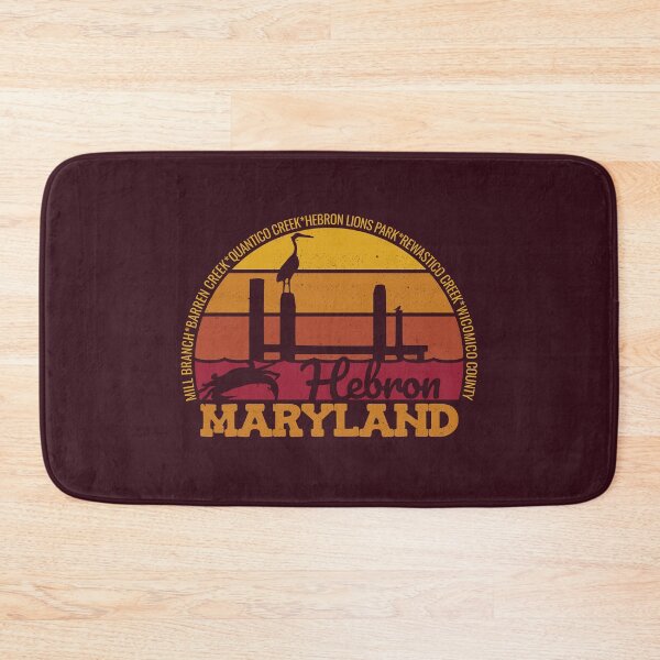 Item preview, Hebron Maryland Sunset Retro Local Pride Logo designed and sold by CRHPOD20.