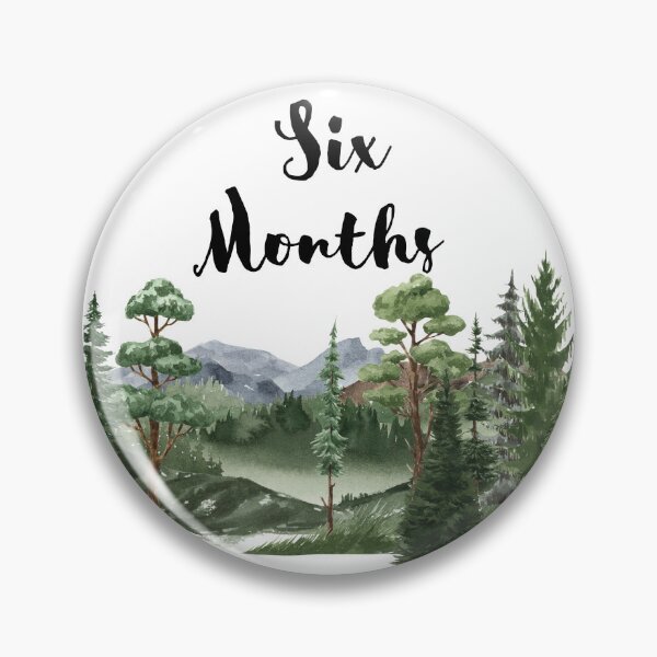 Item preview, Monthly Milestones - Six Months designed and sold by AJ's Designs.