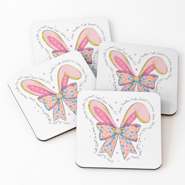 Item preview, He Is Risen Easter Coquette Happy Easter Bunny Bow Easter designed and sold by TalalosART.