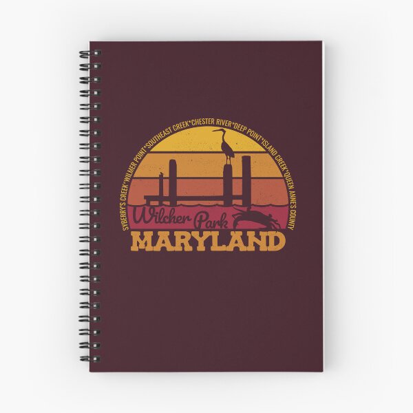 Item preview, Wilcher Park Maryland Sunset Retro Local Pride Logo designed and sold by CRHPOD20.