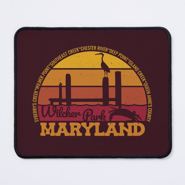 Item preview, Wilcher Park Maryland Sunset Retro Local Pride Logo designed and sold by CRHPOD20.