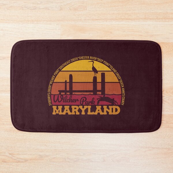 Item preview, Wilcher Park Maryland Sunset Retro Local Pride Logo designed and sold by CRHPOD20.