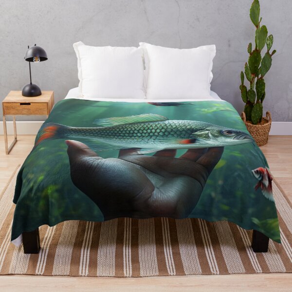 Item preview, Open hand and colorful fish designed and sold by Sigtrix.