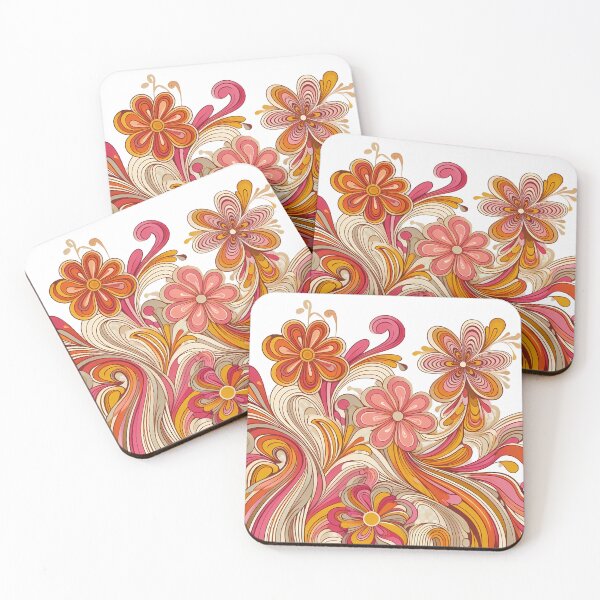 Item preview, Retro Floral Groove Design designed and sold by Istyak7.
