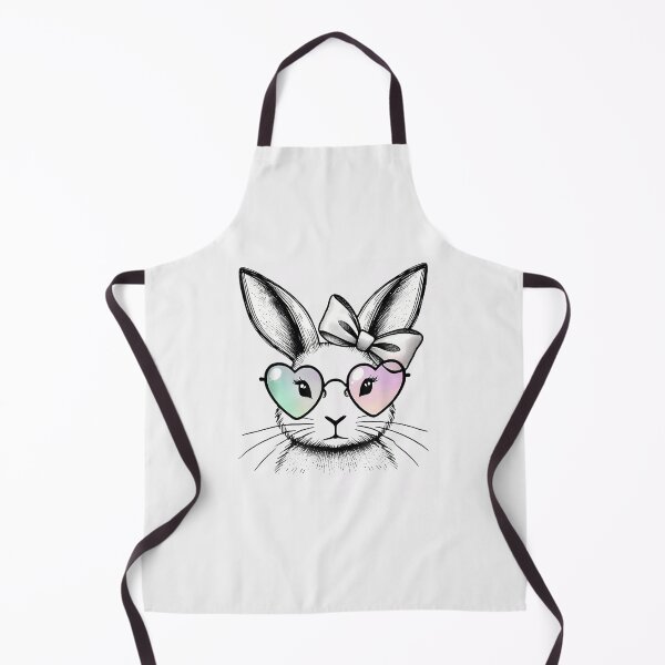 Item preview, Bunny Face Easter Girls Pastel Bow Tie Glasses Women designed and sold by TalalosART.