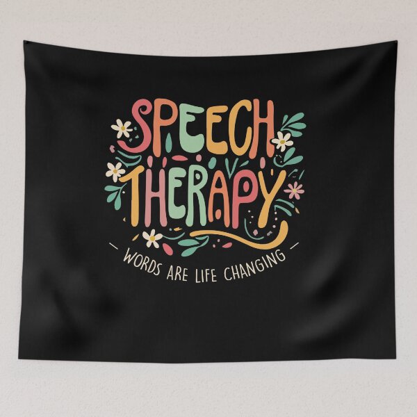 Item preview, Speech Therapy Words Are Life Changing Wildflowers designed and sold by Dressed For  Duty.