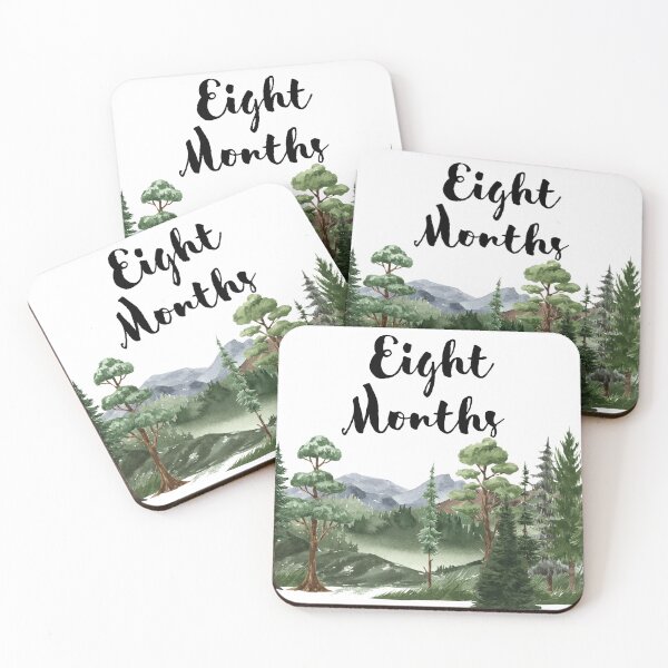 Item preview, Monthly Milestones - Eight Months designed and sold by AJ's Designs.