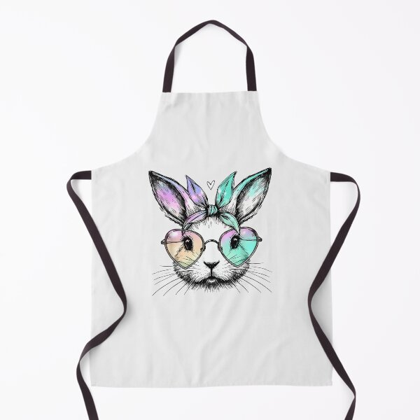 Item preview, Bunny Face Glasses Pastel Girls Happy Easter Cute Rabbit designed and sold by TalalosART.