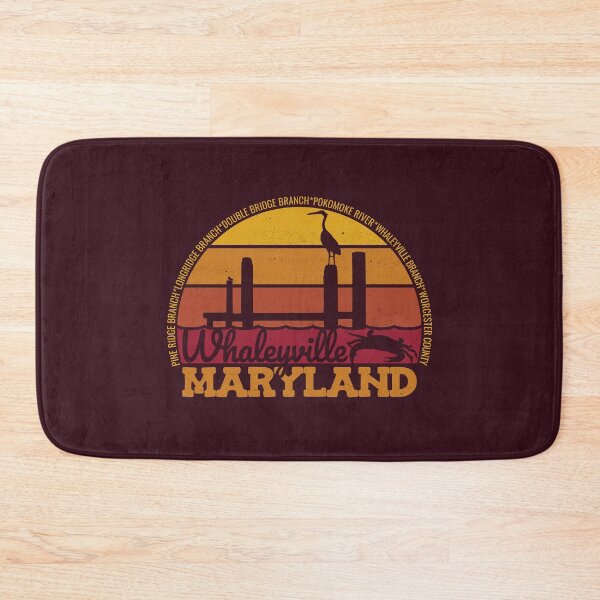 Item preview, Whaleyville Maryland Sunset Retro Local Pride Logo designed and sold by CRHPOD20.