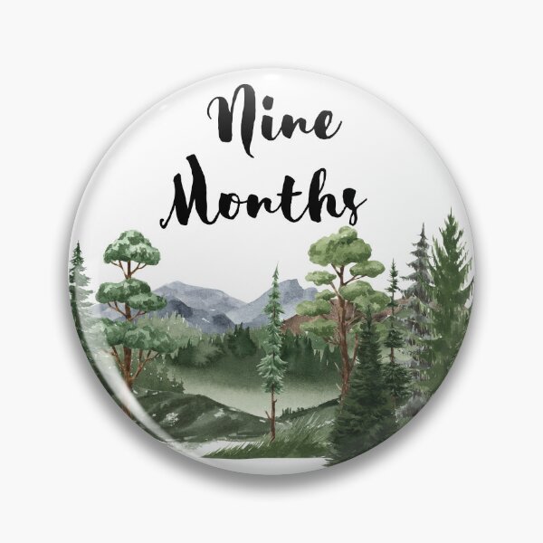 Item preview, Monthly Milestones - Nine Months designed and sold by AJ's Designs.