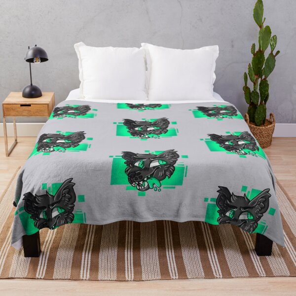 Item preview, Black Wolf Headshot (Green) designed and sold by Nashi._.Murko.