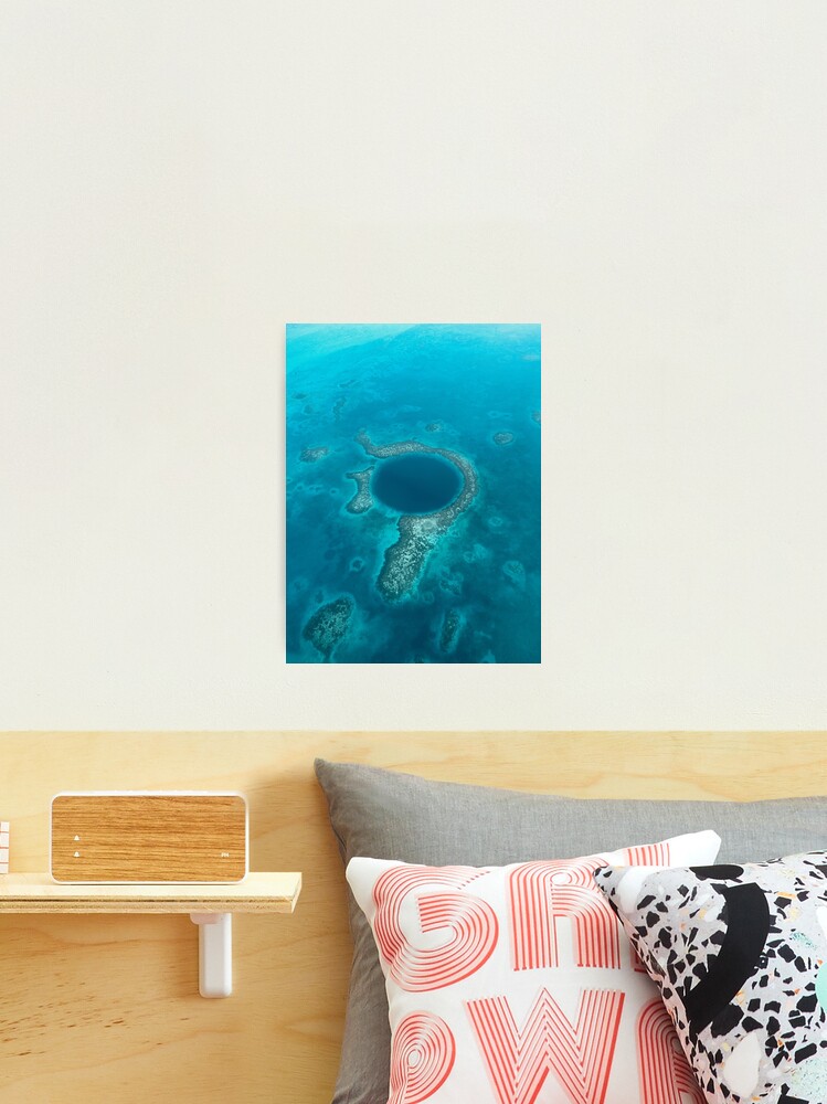Thumbnail 1 of 3, Photographic Print, The Great Blue Hole Photography in Belize designed and sold by Ibitiraquire.