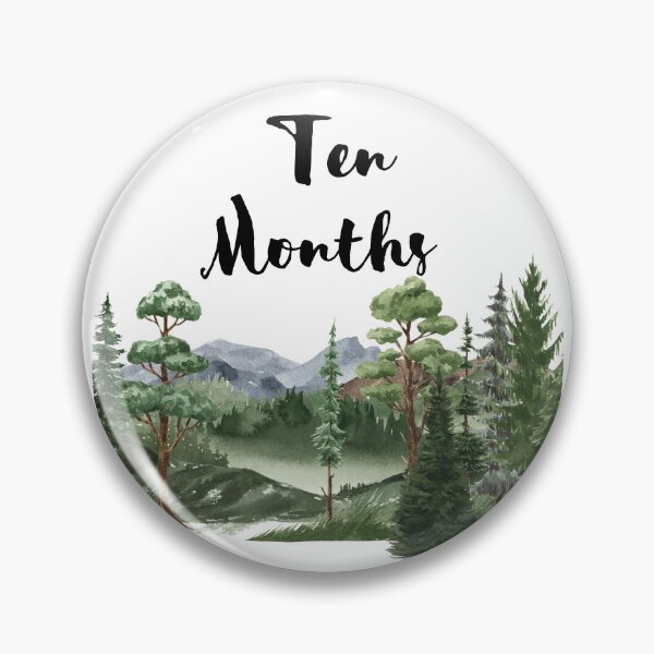 Item preview, Monthly Milestones - Ten Months designed and sold by AJ's Designs.