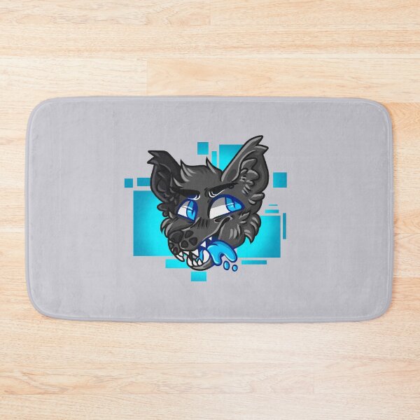 Artikelvorschau, Kopfschuss eines schwarzen Wolfs (blau) entworfen und verkauft von Nashi._.Murko.