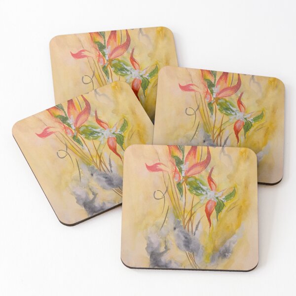 Item preview, Exotic flowers 2, 12x8.75 inch, Watercolours SKU 4017  designed and sold by Romeo Dobrota.