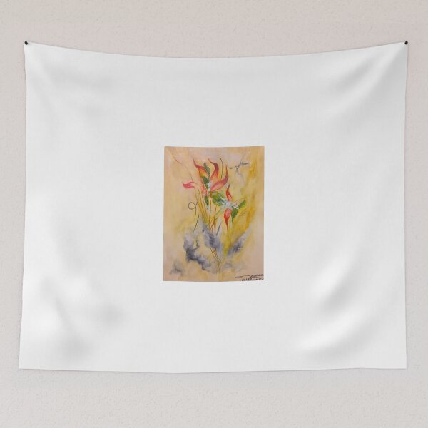 Item preview, Exotic flowers 2, 12x8.75 inch, Watercolours SKU 4017  designed and sold by Romeo Dobrota.
