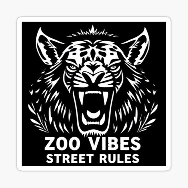 Item preview, Zoo Vibes Street Rules designed and sold by StreetWave01.