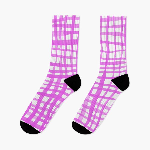 Item preview, Watercolor gingham - pink designed and sold by wackapacka.