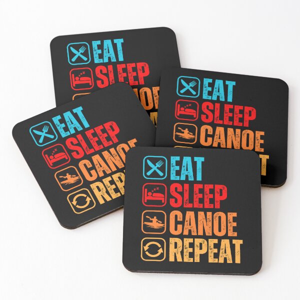 Item preview, Eat Sleep Canoe Repeat designed and sold by Designx99Shirt.