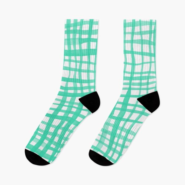 Item preview, Watercolor gingham - aqua designed and sold by wackapacka.