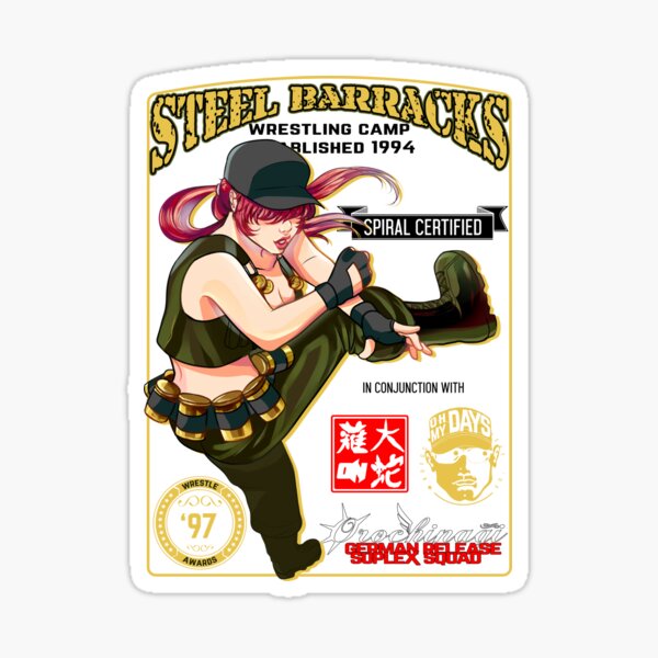 Steel Wrestling Camp Sticker