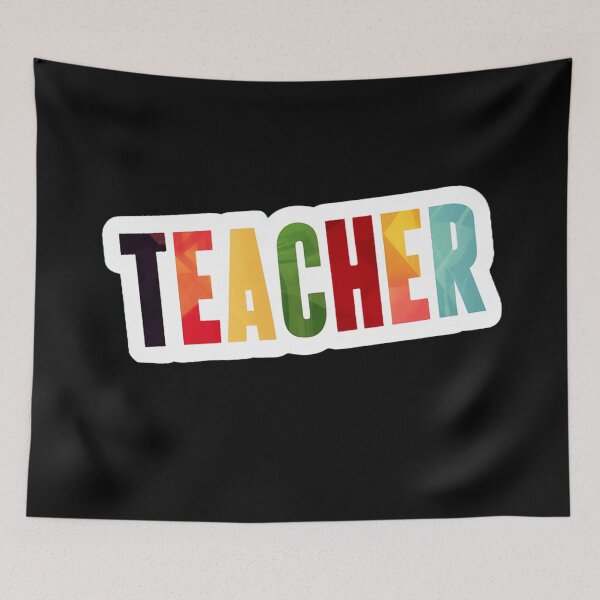 Item preview, Colorful Teacher Text Letters designed and sold by SteezeeStore.