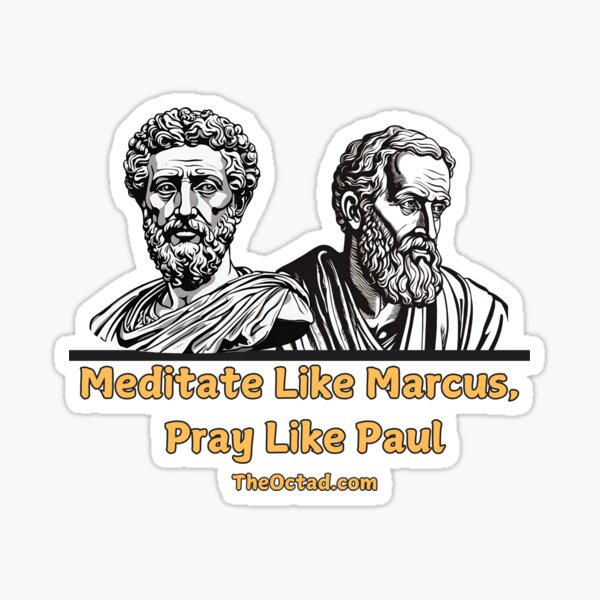The Octad Marcus and Paul Sticker