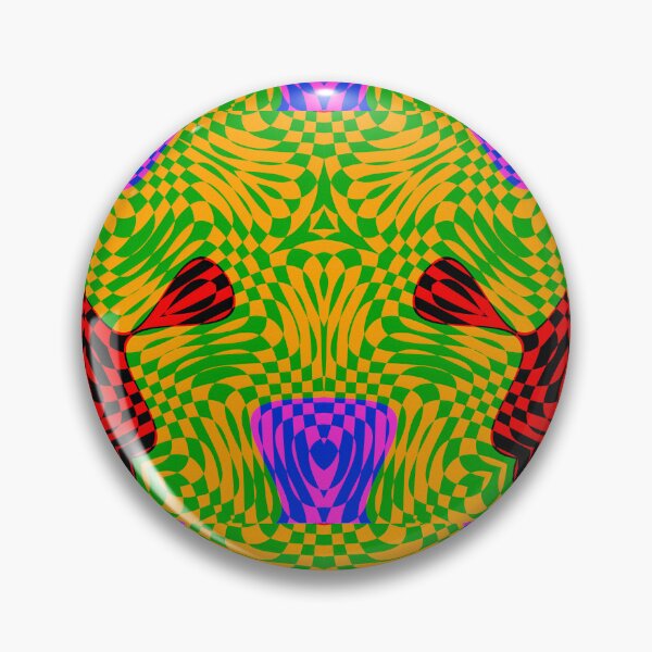 Item preview, VICTOR VASARELY VARIABLE GEOMETRY CHECKERBOARD ART ANIMAL ABSTRACT PAINTING ##8 designed and sold by Ralek.