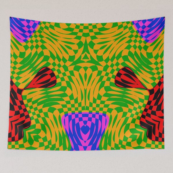 Item preview, VICTOR VASARELY VARIABLE GEOMETRY CHECKERBOARD ART ANIMAL ABSTRACT PAINTING ##8 designed and sold by Ralek.