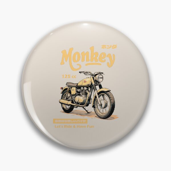 Item preview, Vintage Honda Monkey 125cc | Retro Motorcycle Aesthetic designed and sold by Momojiro.