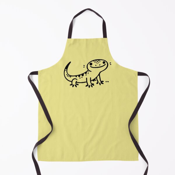 Item preview, Smiling Gecko - Minimalist Lizard Doodle designed and sold by happyartworks.